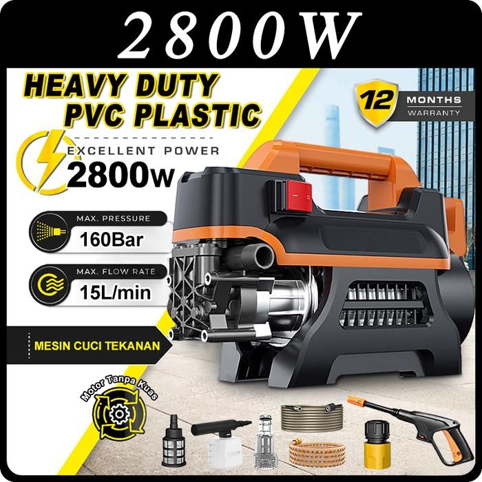 2800W mesin cuci mobil tekanan tinggi/Jet Cleaner Tekanan Tinggi