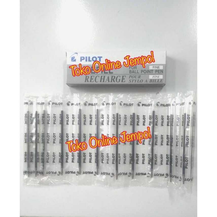 

Refill isi Pulpen Pilot BP 0.5 Hitam harga 1 lusin refill pulpen PILOT RFJS-3F Stylo BP masterpen