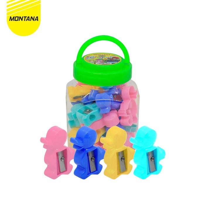 

MONTANA Rautan Serutan Pensil 1 Set 24 Pcs Free Toples Sharpener Motif Animal TSJ-24