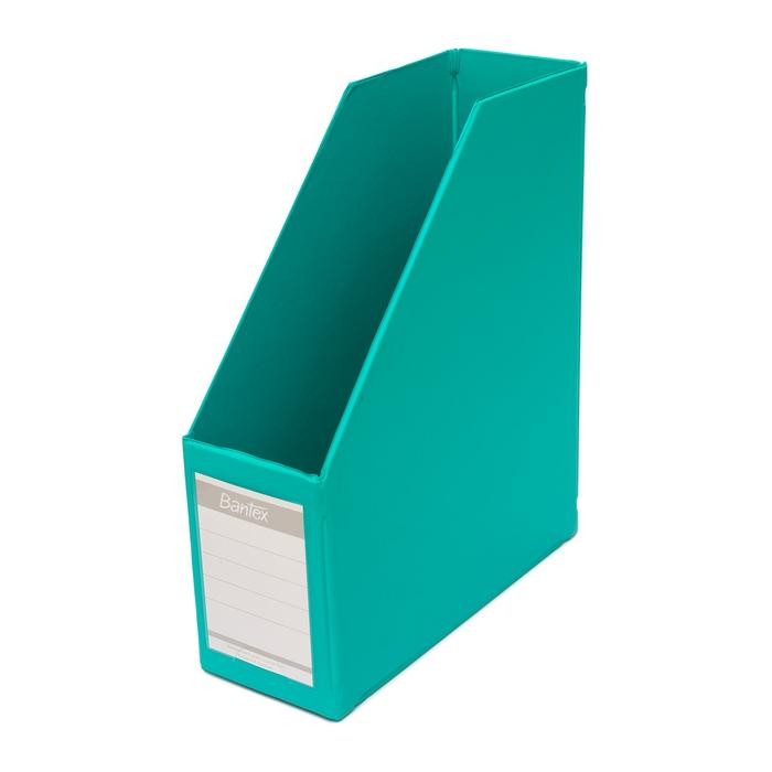 

Bantex Magazine File (Box File) A4 10cm Turquoise 4012 22