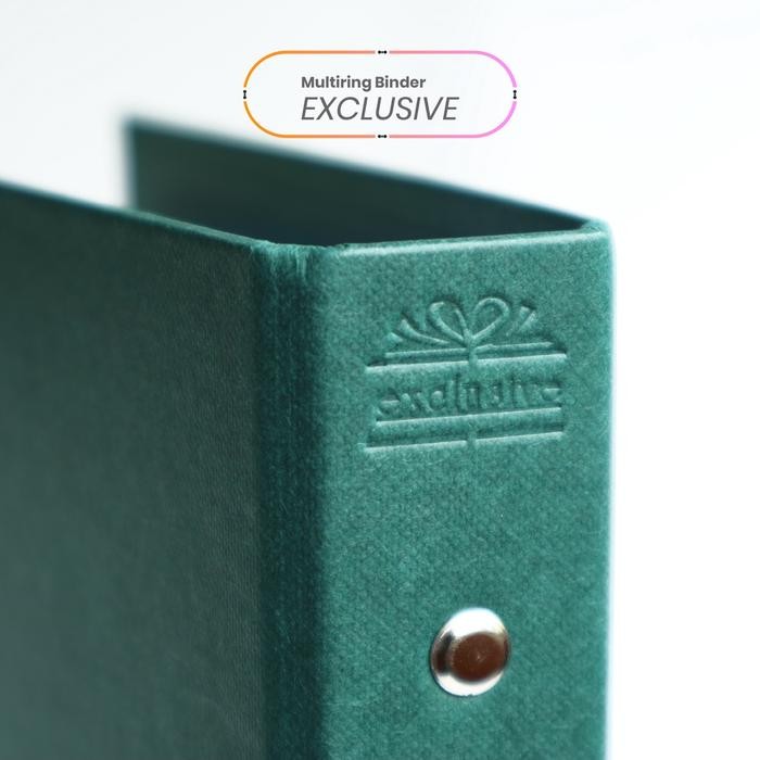 

Bantex Exclusive Multiring Binder B5/26 Ring O-25mm Green 1327 04