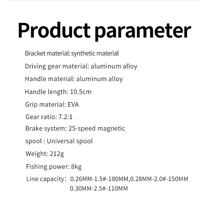 REEL BAITCASTING BC PANCING AF 2000 KESTING REEL PANCING BC