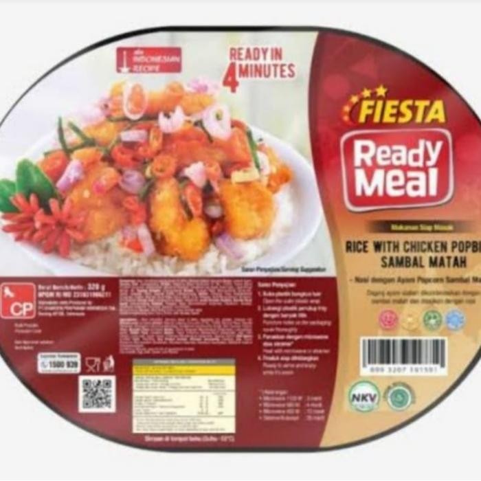 Pilihan- Fiesta Ready Meal Rice With Chicken Popbites Sambal Matah