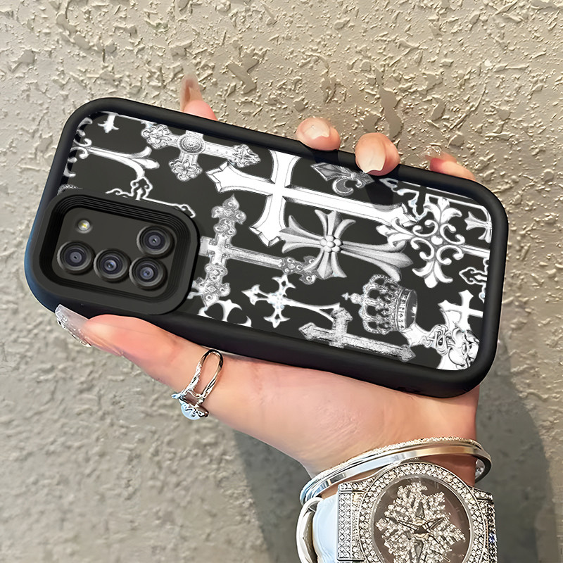 Casing Hp Samsung Galaxy A31 Case Casing Salib pola HP Kasing Silikon Softcase mata langit tangga