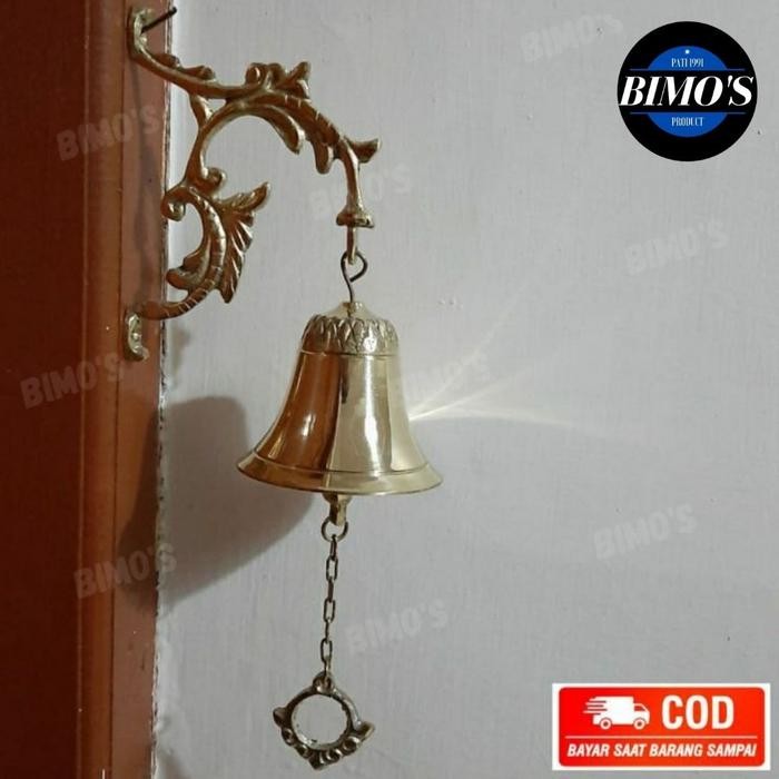 Lonceng Pintu Rumah Kuningan Bel Pintu Bel Rumah Klintingan Kuningan