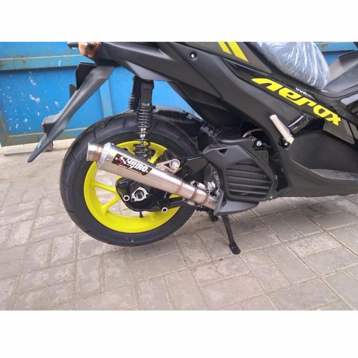 KNALPOT ALL NEW AEROX TYPE M3 SHIJIRO RACING ORIGINAL