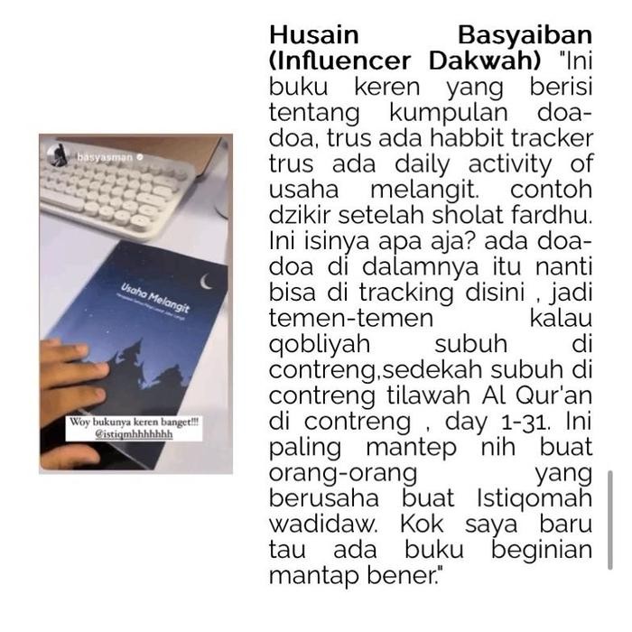

Melayani Faktur Pajak! Buku Usaha Melangit- Planner Muslim By Istiqmhhhhhhh
