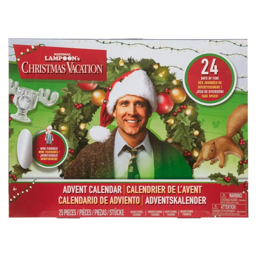 

Kalender Advent Lampoon’s Christmas Vacation 24 Hari - Kotak Misteri Hadiah Natal - PVC 28x22x5 cm - Cocok untuk Pasangan, Keluarga, dan Teman |UTTFR1QW|