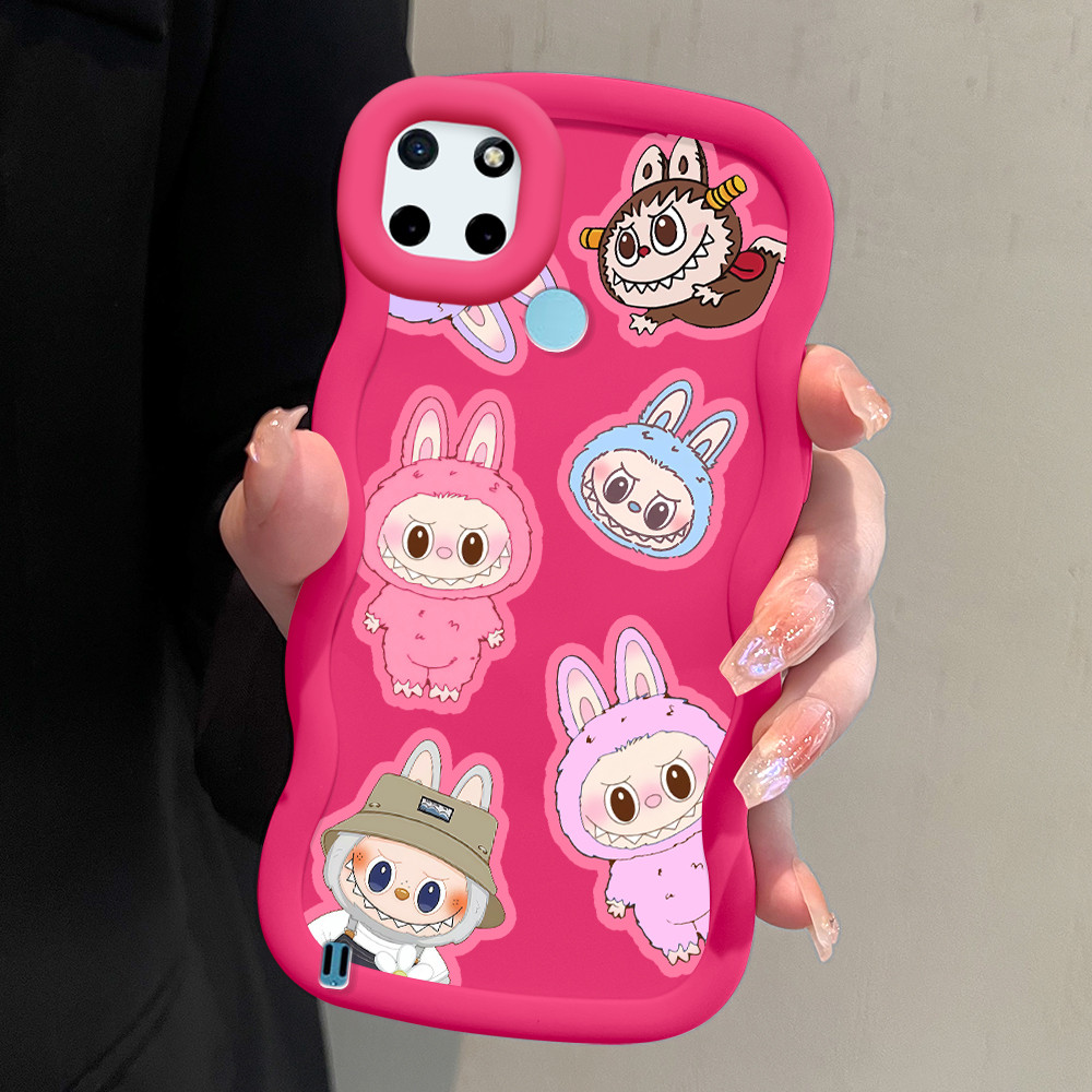 Casing Hp Untuk Realme C21Y C25Y Case Softcase Kesing Soft Cassing Labubu 0852