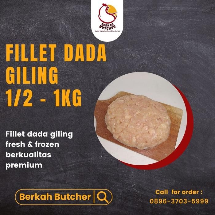 

Pilihan- Daging Giling Dada Ayam 500 Gr - Berkah Butcher