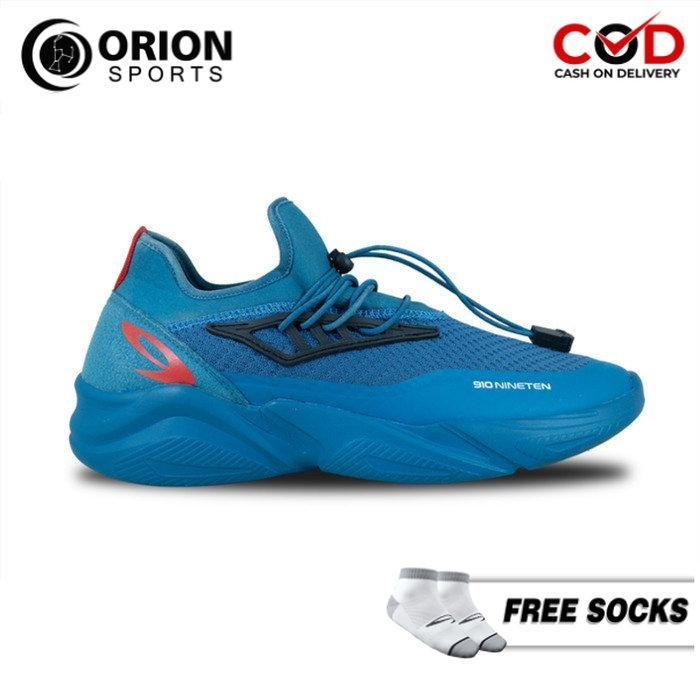 SEPATU RUNNING ORI 910 - RYU SWIFT BIRU/ORANGE