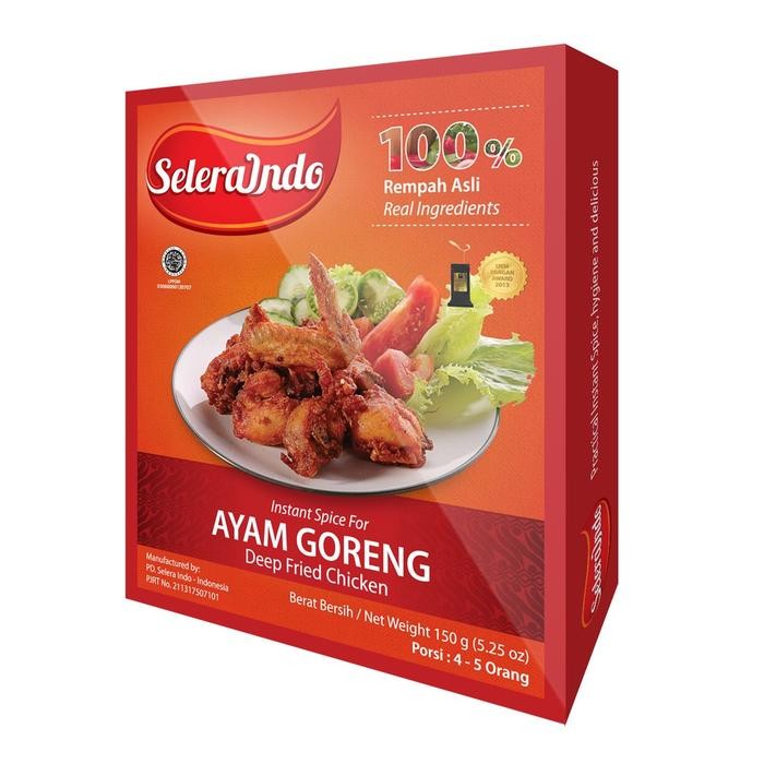 

Stok Baru Bumbu Ayam Goreng Selera Indo