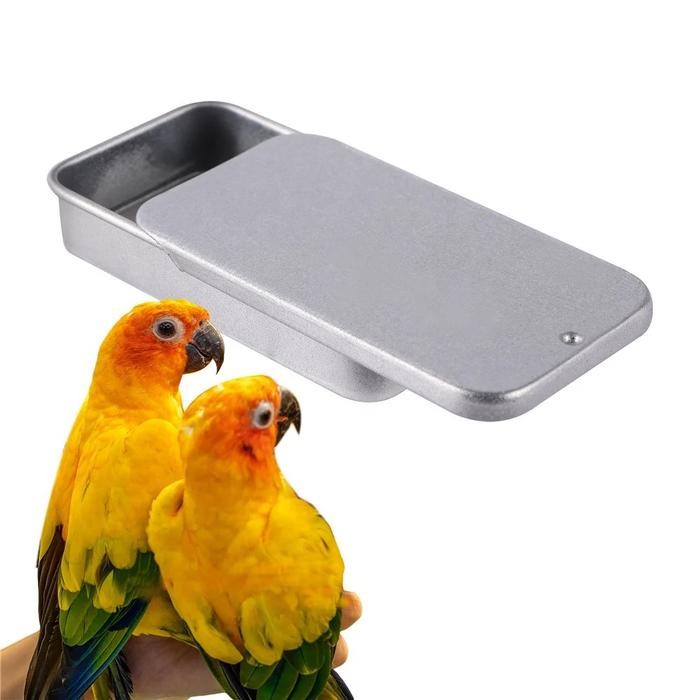 Kotak Makan Burung Macaw Kakatua Parrot Feeding Box Bird Growth Training Tool Interactive Toys Bird