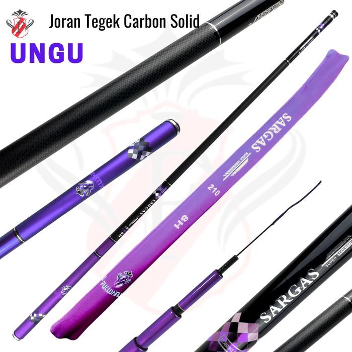 Joran Tegek Fukushima Galatama Carbon Solid 8H Ruas Panjang 86 Cm Sargas