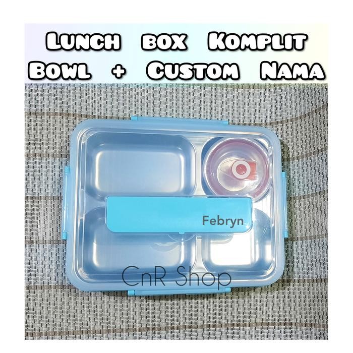 

grafir lunch box stainless bento set custom nama bowl soup mangkok
