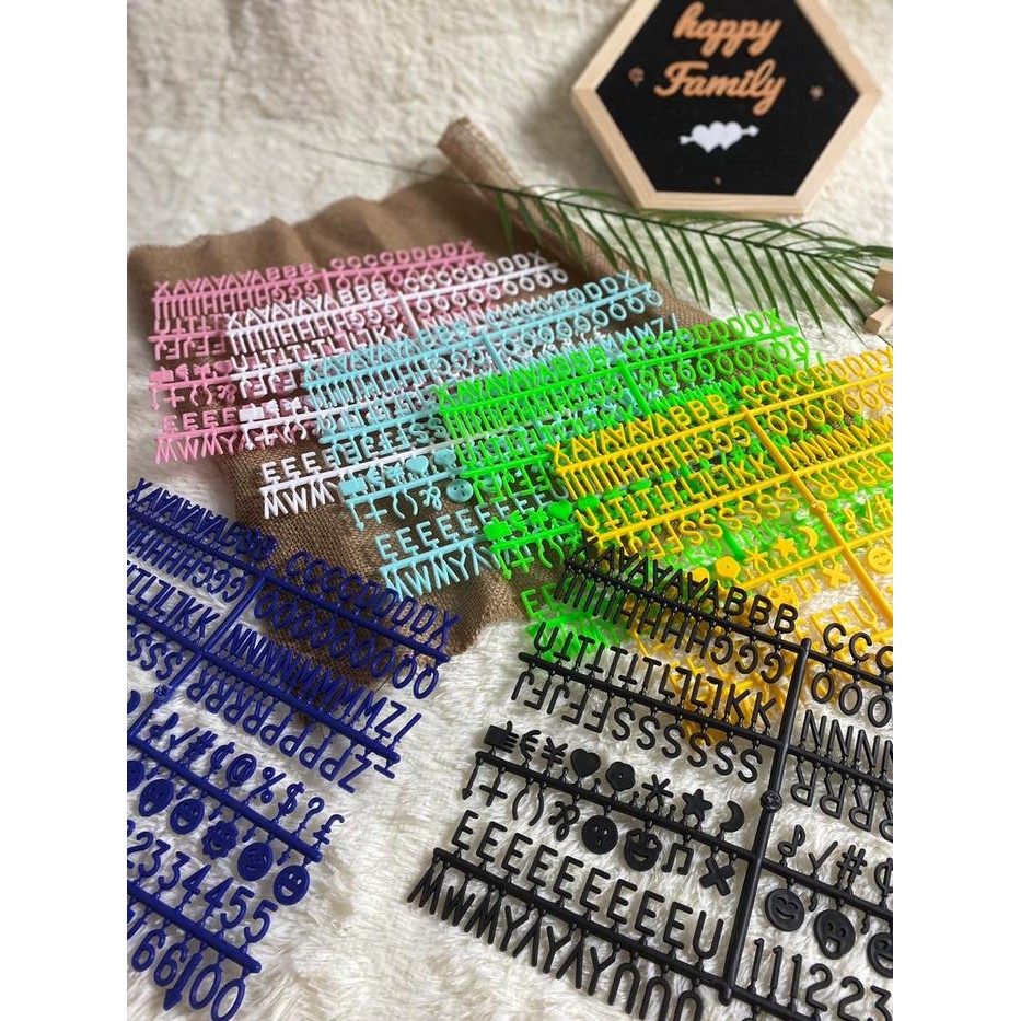 

New Tulisan/abjad/huruf Chrome ORIGINAL untuk letter board berkarakter