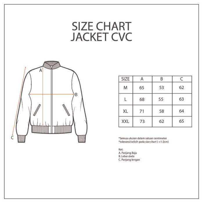 d&f Jaket Bomber CVC Pria Navy Cream