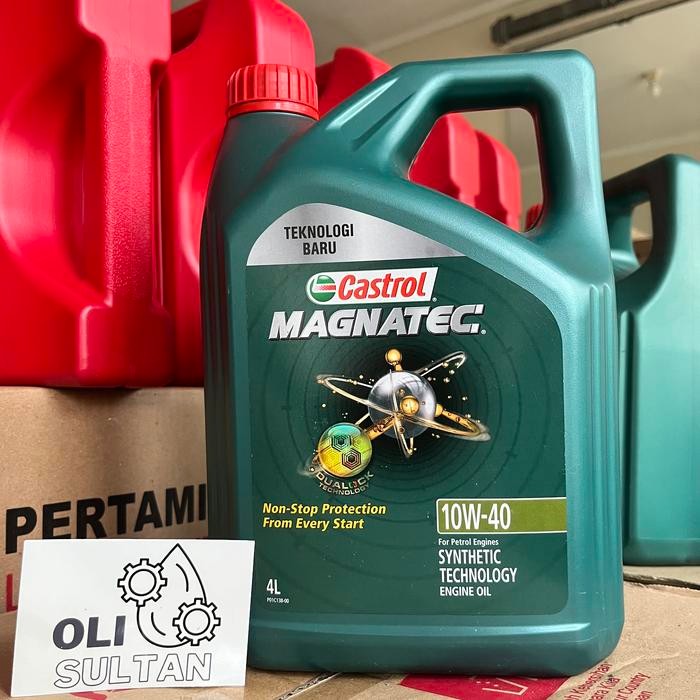 Pilihan- Castrol Magnatec Sae 10W-40 4L Original Engine Oil Oli Mobil