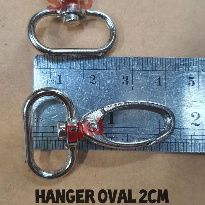 

New Kait Besi Oval Tebal 1,5cm 2cm 2,5cm ( 100pcs ) Kew Kew Oval Tali Lanyard Cantelan Dorong Nekel