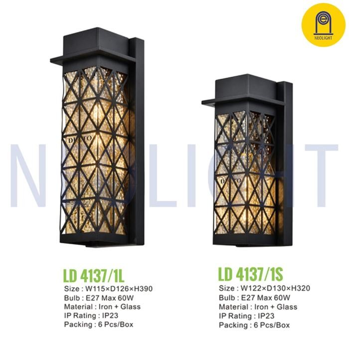 Murah Lampu Dinding Hias Teras Outdoor Model Minimalis Ld 4137 Terlariss 