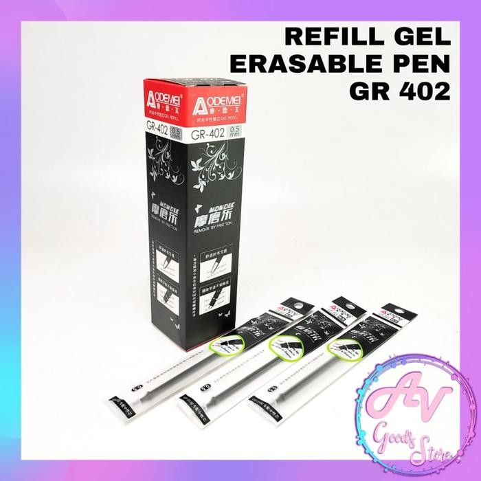 

OJ refill gel erasable pen GR402 / isi ulang pulpen hapus / isi ulang ballpoint hapus