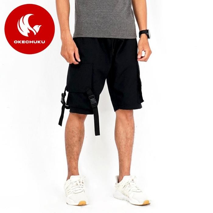 Erigo Collection - Celana Pendek Pria Celana Pendek Cargo Pria Chino