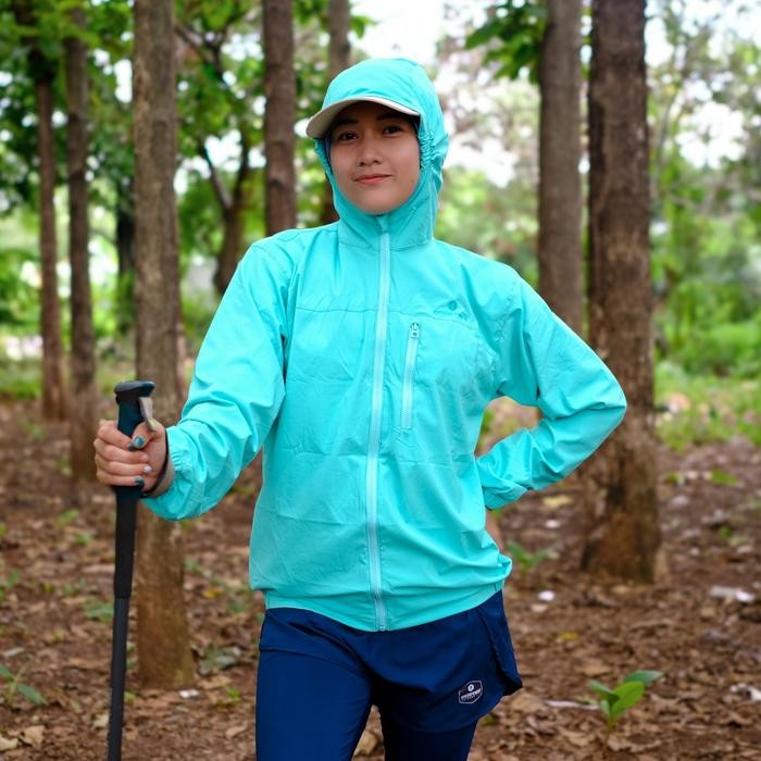 Pilihan- Greenforest Lavatera Jaket Lipat Running Olahraga Outdoor Pria Dan Wanita