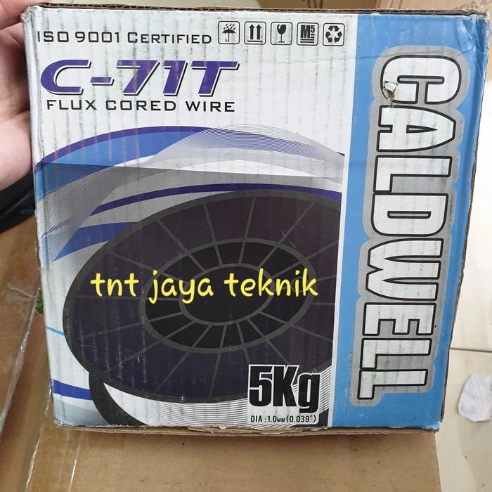Ready KAWAT LAS CO FLUX CORE 1MM CALDWELL 5KG WIRE CO FLUX CORE 1MM