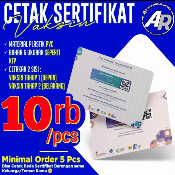 

New ID CARD 1 DAN 2 SISI HARGA SAMA