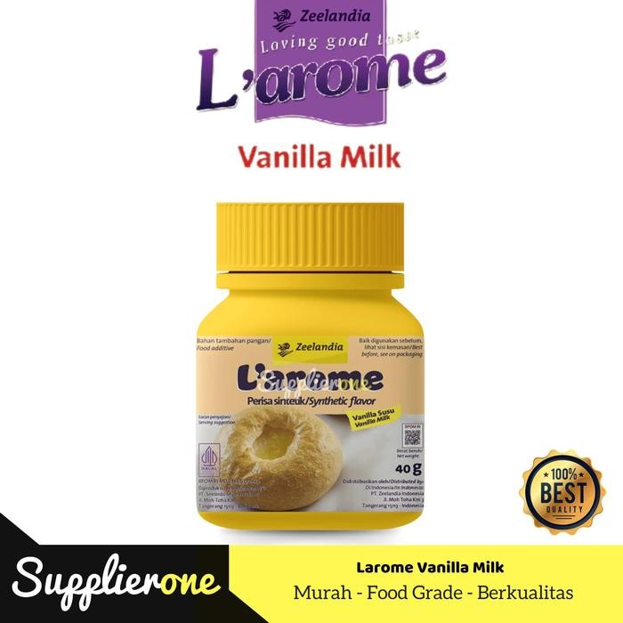 Stok Baru Larome Vanila Susu 50g / Larome Vanila / Larome Vanila Susu / Larome