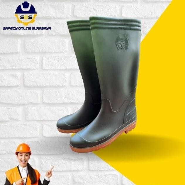 Ready Sepatu Boots Air Hijau Sepatu Boots Hijau Sepatu Boots Hunter