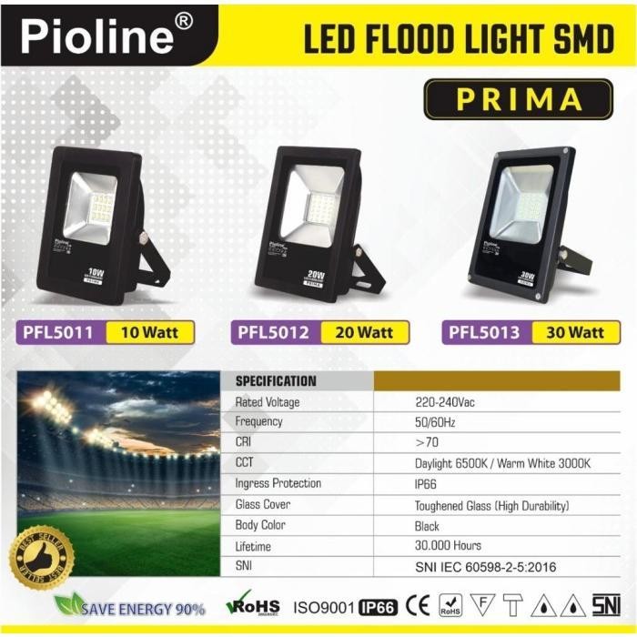 Pilihan- Lampu Sorot Led Pioline 20W / Tembak / Panggung / Outdoor / Taman