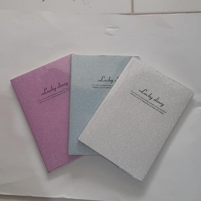 

buku catatan diary gliter A5/ buku gliter A5/notebook a5 gliter