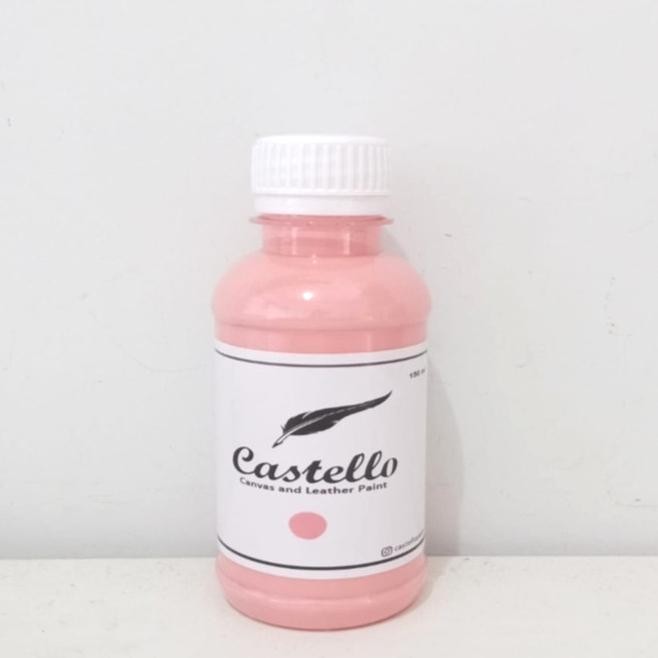 Ready Cat Sepatu dan tas Kulit dan kanvas Peach Castello