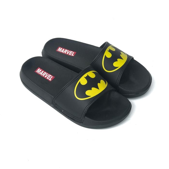 Piero Kidswear - Sandal Selop Logo Batman Fashion Anak Laki-Laki Perempuan Usia 5-13 Tahun Bahan