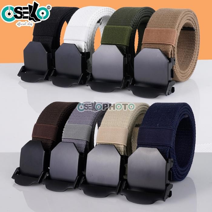 Pilihan- Ikat Pinggang Pria Nylon Kanvas Sabuk Berkualitas Premium Belt Men
