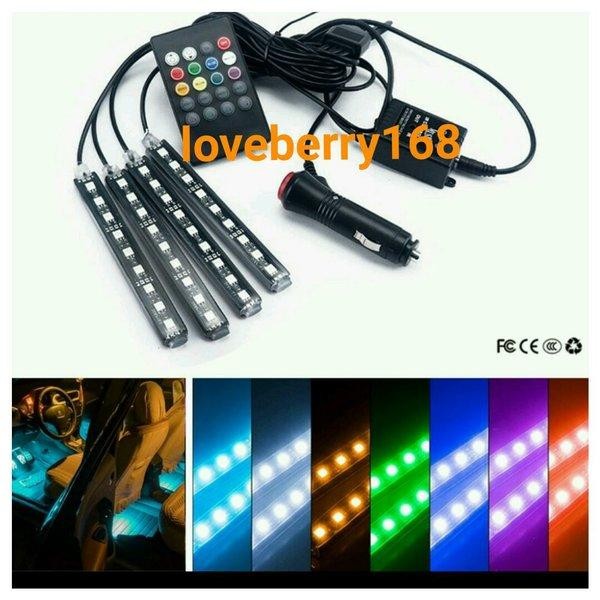 Jual Lampu Led Kolong Dashbord Warna Warni Remote