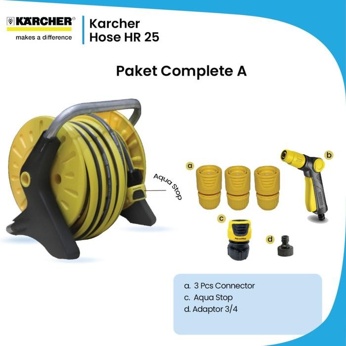 TERMURAH Karcher Selang HR 25 Karcher Selang Karcher HR 25 Selang 15M HR 25 Paket A READY STOCK