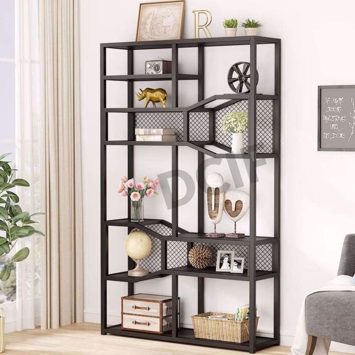 TERLARIS Desain Cantik Istana Furniture Rak Partisi Pajangan Jaring2 Modern Bahan Besi Hollow