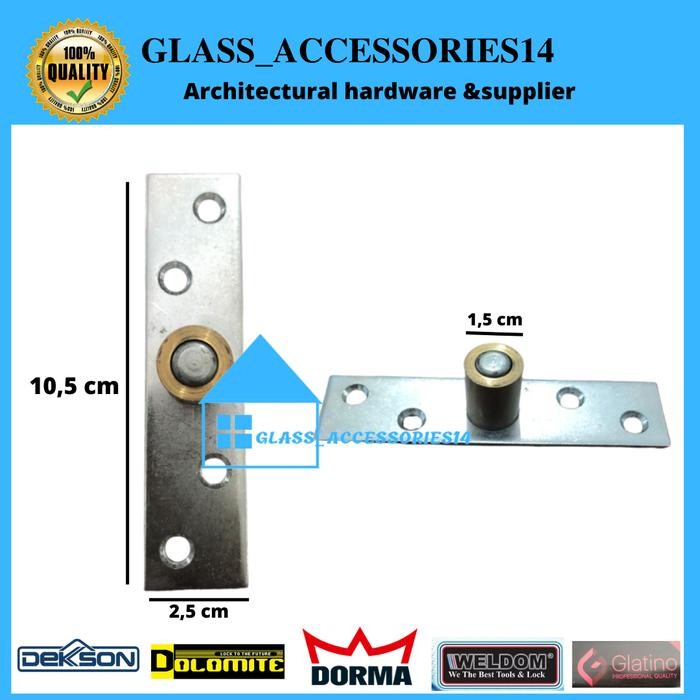 RODA BAWAH PINTU LIPAT/GUIDE KUNINGAN BAWAH PINTU LIPAT BRASS KUNINGAN