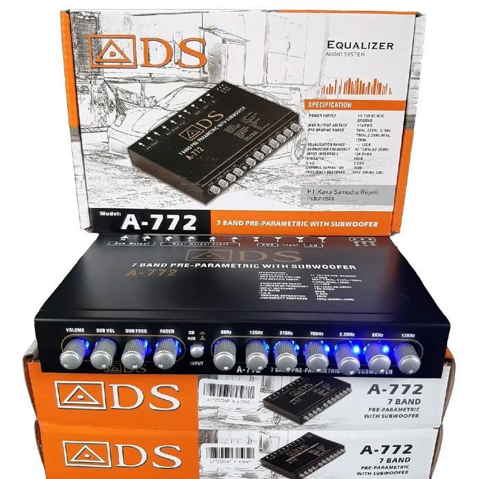 Ready PreAmp Equalizer Parametrik Audio High Quality Pre Amp ADS 772