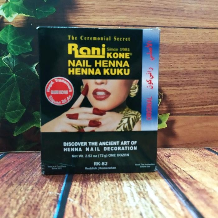 RANI NAIL HENNA PACAR KUKU 1LUSIN ISI 12 PCS COD GRATIS ONGKIR