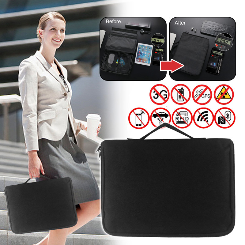 Faraday Computer Phone Blocker Bag RFID RF Signal Blocker Shielding