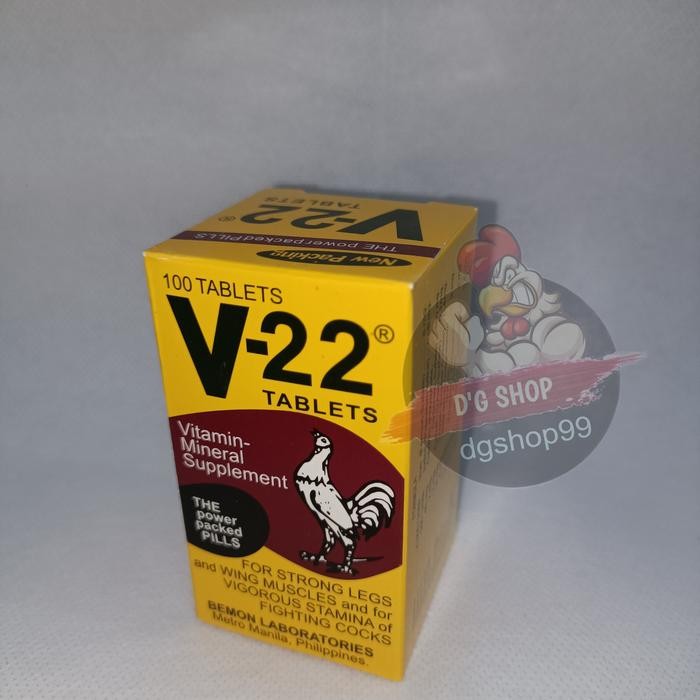 V22 MALAYSIA OBAT VITAMIN AYAM JAGO ADUAN IMPORT MALAYSIA