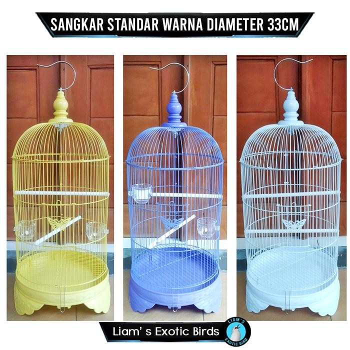 Phoenix Aviary - Sangkar Kapsul Warna Sangkar Besi Burung Lovebird Ukuran Standar