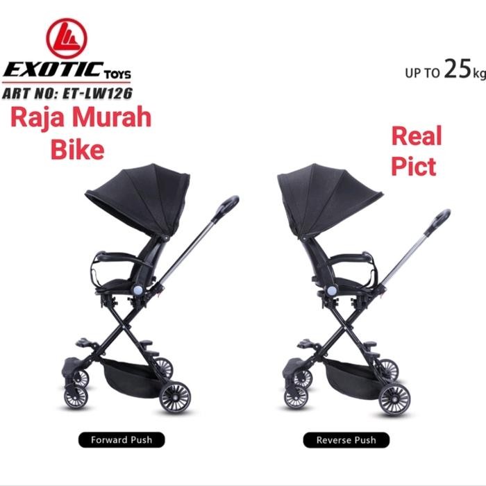 Magic Stroller Sepeda Stroller ET-126 Roda 4 Dorongan Bayi Stroller