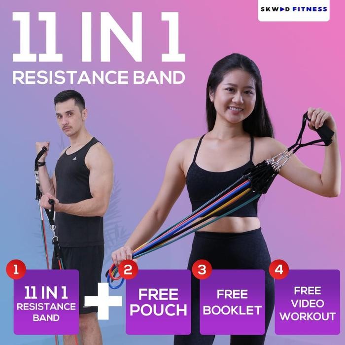 Ready 11 IN 1 Resistance band / Resistance band tubes / Resistance band