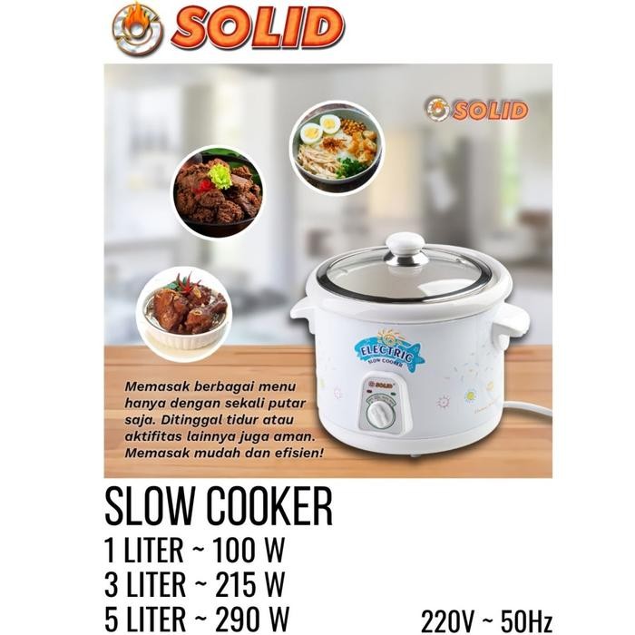 SLOW COOKER SOLID 3 LITER - SC 903
