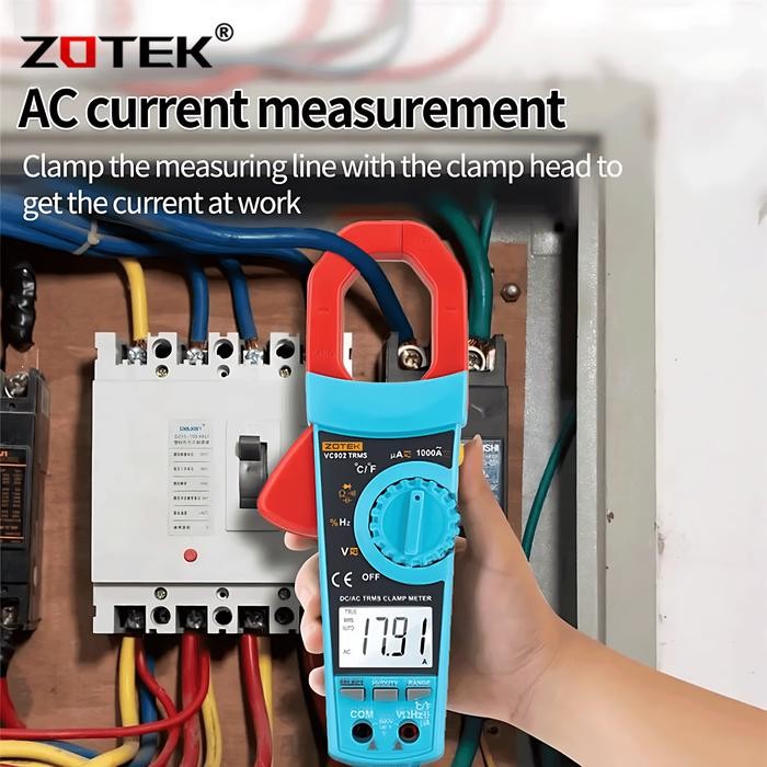 Zotek Vc902 Auto Range Clamp Meter Tang Ampere Digital Tang Ampere