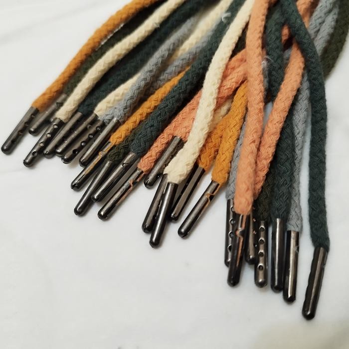 tali hoodie bulat kepang 5 mm / tali celana bulat kepang 5 mm warna